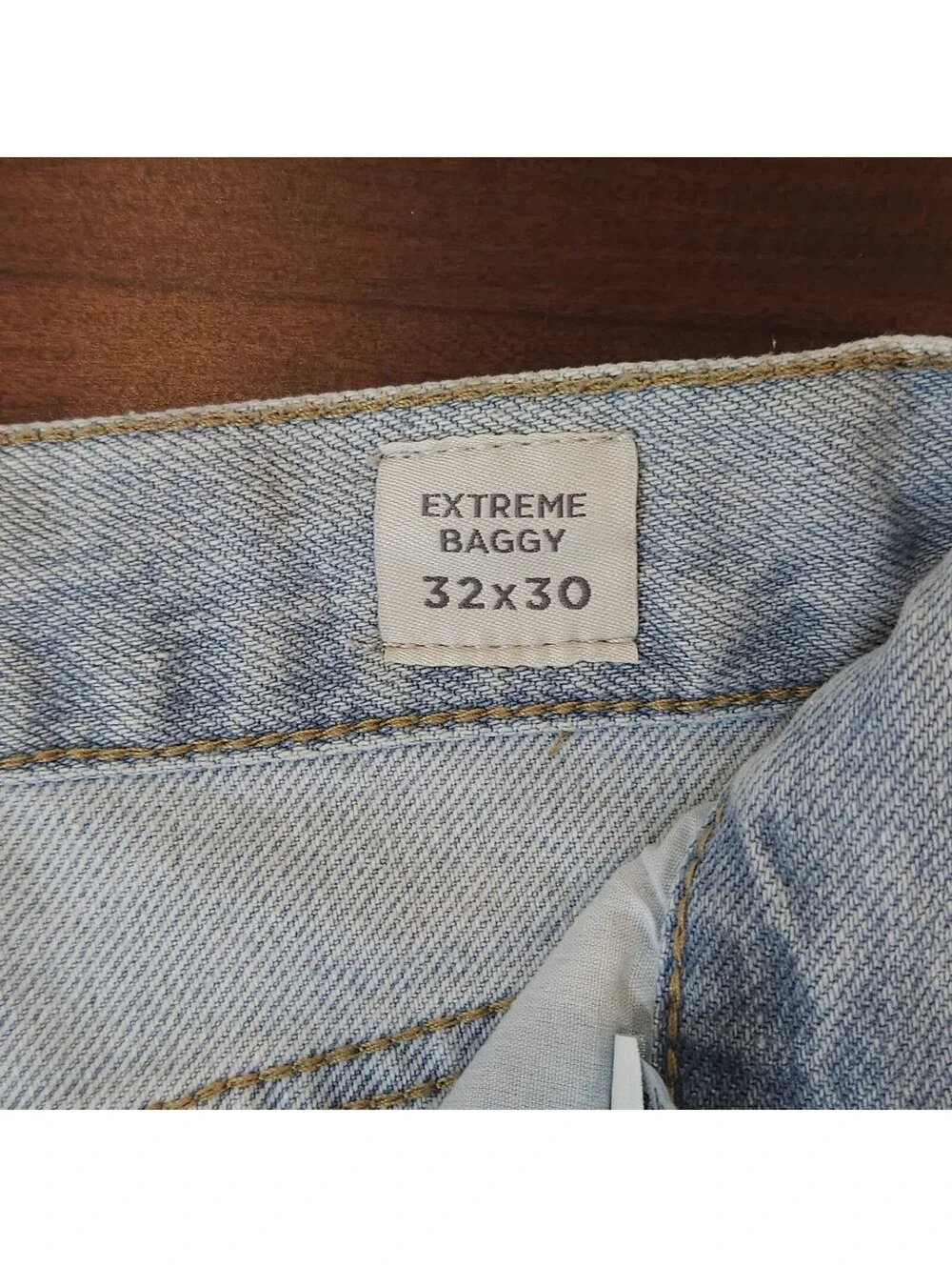 NWT Pacsun Extreme Baggy Jeans Men's 32x30 Blue Denim Oversized Leg Wide
